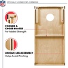 image:imageNFL Football 2 x 4 Regulation Size Solid Wood Cornhole Set with Direct Print HD Team Graphics Great Gift for Any Football Fan Bean Bag Toss Family Outdoor GameSeattle Seahawks