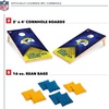image:imageNFL Football 2 x 4 Regulation Size Solid Wood Cornhole Set with Direct Print HD Team Graphics Great Gift for Any Football Fan Bean Bag Toss Family Outdoor GameLos Angeles Rams