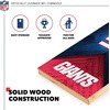image:imageNFL Football 2 x 4 Regulation Size Solid Wood Cornhole Set with Direct Print HD Team Graphics Great Gift for Any Football Fan Bean Bag Toss Family Outdoor GameNew York Giants