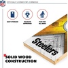 image:imageNFL Football 2 x 4 Regulation Size Solid Wood Cornhole Set with Direct Print HD Team Graphics Great Gift for Any Football Fan Bean Bag Toss Family Outdoor GamePittsburgh Steelers