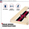 image:imageNFL Football Portable Size 1 x 2 Solid Wood Cornhole Set with Direct Print HD Team Graphics  Travel SizeArizona Cardinals