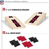 image:imageNFL Football Portable Size 1 x 2 Solid Wood Cornhole Set with Direct Print HD Team Graphics  Travel SizeArizona Cardinals