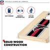 image:imageNFL Football Portable Size 1 x 2 Solid Wood Cornhole Set with Direct Print HD Team Graphics  Travel SizeAtlanta Falcons