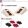 image:imageNFL Football Portable Size 1 x 2 Solid Wood Cornhole Set with Direct Print HD Team Graphics  Travel SizeAtlanta Falcons