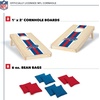 image:imageNFL Football Portable Size 1 x 2 Solid Wood Cornhole Set with Direct Print HD Team Graphics  Travel SizeBuffalo Bills