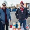 image:imageNFL Football Portable Size 1 x 2 Solid Wood Cornhole Set with Direct Print HD Team Graphics  Travel SizeCarolina Panthers