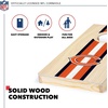 image:imageNFL Football Portable Size 1 x 2 Solid Wood Cornhole Set with Direct Print HD Team Graphics  Travel SizeChicago Bears