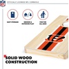 image:imageNFL Football Portable Size 1 x 2 Solid Wood Cornhole Set with Direct Print HD Team Graphics  Travel SizeCincinnati Bengals