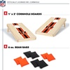 image:imageNFL Football Portable Size 1 x 2 Solid Wood Cornhole Set with Direct Print HD Team Graphics  Travel SizeCincinnati Bengals