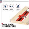 image:imageNFL Football Portable Size 1 x 2 Solid Wood Cornhole Set with Direct Print HD Team Graphics  Travel SizeCleveland Browns