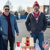 image:imageNFL Football Portable Size 1 x 2 Solid Wood Cornhole Set with Direct Print HD Team Graphics  Travel SizeCleveland Browns