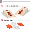 image:imageNFL Football Portable Size 1 x 2 Solid Wood Cornhole Set with Direct Print HD Team Graphics  Travel SizeCleveland Browns