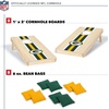 image:imageNFL Football Portable Size 1 x 2 Solid Wood Cornhole Set with Direct Print HD Team Graphics  Travel SizeGreen Bay Packers