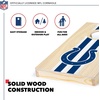 image:imageNFL Football Portable Size 1 x 2 Solid Wood Cornhole Set with Direct Print HD Team Graphics  Travel SizeIndianapolis Colts