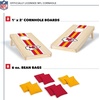 image:imageNFL Football Portable Size 1 x 2 Solid Wood Cornhole Set with Direct Print HD Team Graphics  Travel SizeKansas City Chiefs