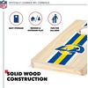 image:imageNFL Football Portable Size 1 x 2 Solid Wood Cornhole Set with Direct Print HD Team Graphics  Travel SizeLos Angeles Rams