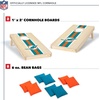 image:imageNFL Football Portable Size 1 x 2 Solid Wood Cornhole Set with Direct Print HD Team Graphics  Travel SizeMiami Dolphins