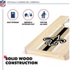 image:imageNFL Football Portable Size 1 x 2 Solid Wood Cornhole Set with Direct Print HD Team Graphics  Travel SizeNew Orleans Saints