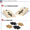 image:imageNFL Football Portable Size 1 x 2 Solid Wood Cornhole Set with Direct Print HD Team Graphics  Travel SizeNew Orleans Saints