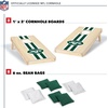 image:imageNFL Football Portable Size 1 x 2 Solid Wood Cornhole Set with Direct Print HD Team Graphics  Travel SizeNew York Jets