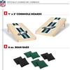 image:imageNFL Football Portable Size 1 x 2 Solid Wood Cornhole Set with Direct Print HD Team Graphics  Travel SizePhiladelphia Eagles