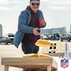 image:imageNFL Football Portable Size 1 x 2 Solid Wood Cornhole Set with Direct Print HD Team Graphics  Travel SizePittsburgh Steelers