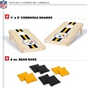 image:imageNFL Football Portable Size 1 x 2 Solid Wood Cornhole Set with Direct Print HD Team Graphics  Travel SizePittsburgh Steelers