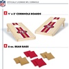 image:imageNFL Football Portable Size 1 x 2 Solid Wood Cornhole Set with Direct Print HD Team Graphics  Travel SizeSan Francisco 49ers