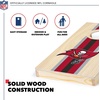 image:imageNFL Football Portable Size 1 x 2 Solid Wood Cornhole Set with Direct Print HD Team Graphics  Travel SizeTampa Bay Buccaneers