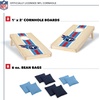 image:imageNFL Football Portable Size 1 x 2 Solid Wood Cornhole Set with Direct Print HD Team Graphics  Travel SizeTennessee Titans
