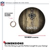 image:imageSolid Wood NFL Hook amp Ring Toss Set with Direct Print HD Team Graphics  Easy Hang Hook and Ring Toss Target  Great Gift for Any Football Fan Ring Toss Family Game for a Game RoomNew Orleans Saints