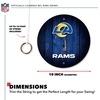 image:imageSolid Wood NFL Hook amp Ring Toss Set with Direct Print HD Team Graphics  Easy Hang Hook and Ring Toss Target  Great Gift for Any Football Fan Ring Toss Family Game for a Game RoomLos Angeles Rams