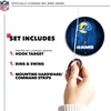 image:imageSolid Wood NFL Hook amp Ring Toss Set with Direct Print HD Team Graphics  Easy Hang Hook and Ring Toss Target  Great Gift for Any Football Fan Ring Toss Family Game for a Game RoomLos Angeles Rams