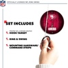 image:imageSolid Wood NFL Hook amp Ring Toss Set with Direct Print HD Team Graphics  Easy Hang Hook and Ring Toss Target  Great Gift for Any Football Fan Ring Toss Family Game for a Game RoomSan Francisco 49ers