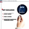 image:imageSolid Wood NFL Hook amp Ring Toss Set with Direct Print HD Team Graphics  Easy Hang Hook and Ring Toss Target  Great Gift for Any Football Fan Ring Toss Family Game for a Game RoomSeattle Seahawks