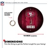 image:imageSolid Wood NFL Hook amp Ring Toss Set with Direct Print HD Team Graphics  Easy Hang Hook and Ring Toss Target  Great Gift for Any Football Fan Ring Toss Family Game for a Game RoomSan Francisco 49ers
