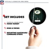 image:imageSolid Wood NFL Hook amp Ring Toss Set with Direct Print HD Team Graphics  Easy Hang Hook and Ring Toss Target  Great Gift for Any Football Fan Ring Toss Family Game for a Game RoomGreen Bay Packers