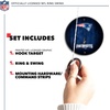 image:imageSolid Wood NFL Hook amp Ring Toss Set with Direct Print HD Team Graphics  Easy Hang Hook and Ring Toss Target  Great Gift for Any Football Fan Ring Toss Family Game for a Game RoomNew England Patriots