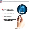 image:imageSolid Wood NFL Hook amp Ring Toss Set with Direct Print HD Team Graphics  Easy Hang Hook and Ring Toss Target  Great Gift for Any Football Fan Ring Toss Family Game for a Game RoomDetroit Lions