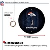 image:imageSolid Wood NFL Hook amp Ring Toss Set with Direct Print HD Team Graphics  Easy Hang Hook and Ring Toss Target  Great Gift for Any Football Fan Ring Toss Family Game for a Game RoomDenver Broncos