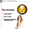 image:imageSolid Wood NFL Hook amp Ring Toss Set with Direct Print HD Team Graphics  Easy Hang Hook and Ring Toss Target  Great Gift for Any Football Fan Ring Toss Family Game for a Game RoomPittsburgh Steelers