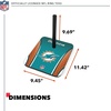 image:imageSolid Wood NFL Quoits Set with Direct Print HD Team Graphics  Tailgate Ring Toss Game  Great Gift for Any Football Fan Ring Toss Family Outdoor Games for The BeachMiami Dolphins