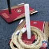 image:imageSolid Wood NFL Quoits Set with Direct Print HD Team Graphics  Tailgate Ring Toss Game  Great Gift for Any Football Fan Ring Toss Family Outdoor Games for The BeachSan Francisco 49ers