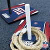 image:imageSolid Wood NFL Quoits Set with Direct Print HD Team Graphics  Tailgate Ring Toss Game  Great Gift for Any Football Fan Ring Toss Family Outdoor Games for The BeachNew York Giants