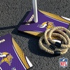 image:imageSolid Wood NFL Quoits Set with Direct Print HD Team Graphics  Tailgate Ring Toss Game  Great Gift for Any Football Fan Ring Toss Family Outdoor Games for The BeachMinnesota Vikings
