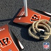 image:imageSolid Wood NFL Quoits Set with Direct Print HD Team Graphics  Tailgate Ring Toss Game  Great Gift for Any Football Fan Ring Toss Family Outdoor Games for The BeachCincinnati Bengals