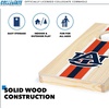 image:imageWild Sports College Portable Size 1 x 2 Solid Wood Cornhole Set with Direct Print HD Team Graphics  Travel SizeAuburn Tigers