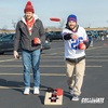 image:imageWild Sports College Portable Size 1 x 2 Solid Wood Cornhole Set with Direct Print HD Team Graphics  Travel SizeGeorgia Bulldogs