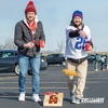 image:imageWild Sports College Portable Size 1 x 2 Solid Wood Cornhole Set with Direct Print HD Team Graphics  Travel SizeIowa State Cyclones