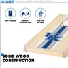 image:imageWild Sports College Portable Size 1 x 2 Solid Wood Cornhole Set with Direct Print HD Team Graphics  Travel SizeKentucky Wildcats